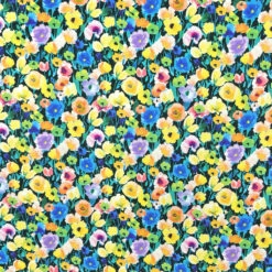 Electric Garden Floral Viscose Challis Fabric for Summer Dressmaking -Pound Fabrics Sale Store 932BBD5B 1E1A 4CB9 A5AD 5014841A0692