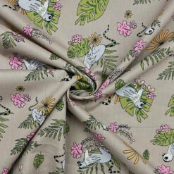 Lemur Blossom Print Cotton Poplin Fabric - Oeko-Tex Certified Dressmaking Cotton 15 Lemur Blossom Print Cotton Poplin Fabric - Oeko-Tex Certified Dressmaking Cotton -Pound Fabrics Sale Store 9387535F 6052 4E14 87EC 3CAE1F81CF2C