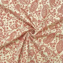 Paisley Floral Organic Double Gauze Fabric - Breathable 100% Cotton Muslin -Pound Fabrics Sale Store 96E48A7A CCA0 4CB0 A181 A5B24DA063DA