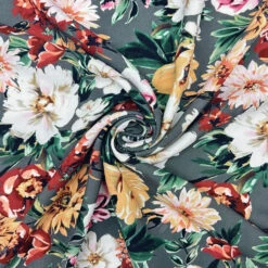 Floral Viscose Challis Fabric - Vibrant Blooms Digital Print Rayon 13 Floral Viscose Challis Fabric - Vibrant Blooms Digital Print Rayon -Pound Fabrics Sale Store 9A7CA0B8 43F9 432F A769 E2256727CC87