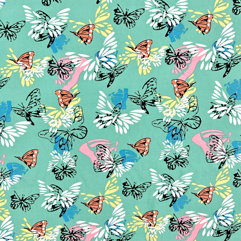 Butterfly Breeze Lightweight Viscose Fabric for Summer Dresses and Tops 3 Butterfly Breeze Lightweight Viscose Fabric for Summer Dresses and Tops - Image 3
