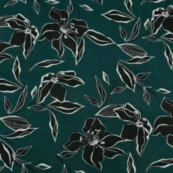 Black Floral Stretch Polyester Fabric for Elegant Dressmaking -Pound Fabrics Sale Store 9E809DFA 5F30 448B 9936 196DF24D97ED