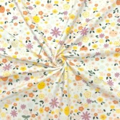 Premium Organic Cotton Sweatshirt Fabric with Fur-Like Lining - Fruit & Flower Print -Pound Fabrics Sale Store 9EDA9868 22DB 4C9C AAC6 B7F6FE7B78ED
