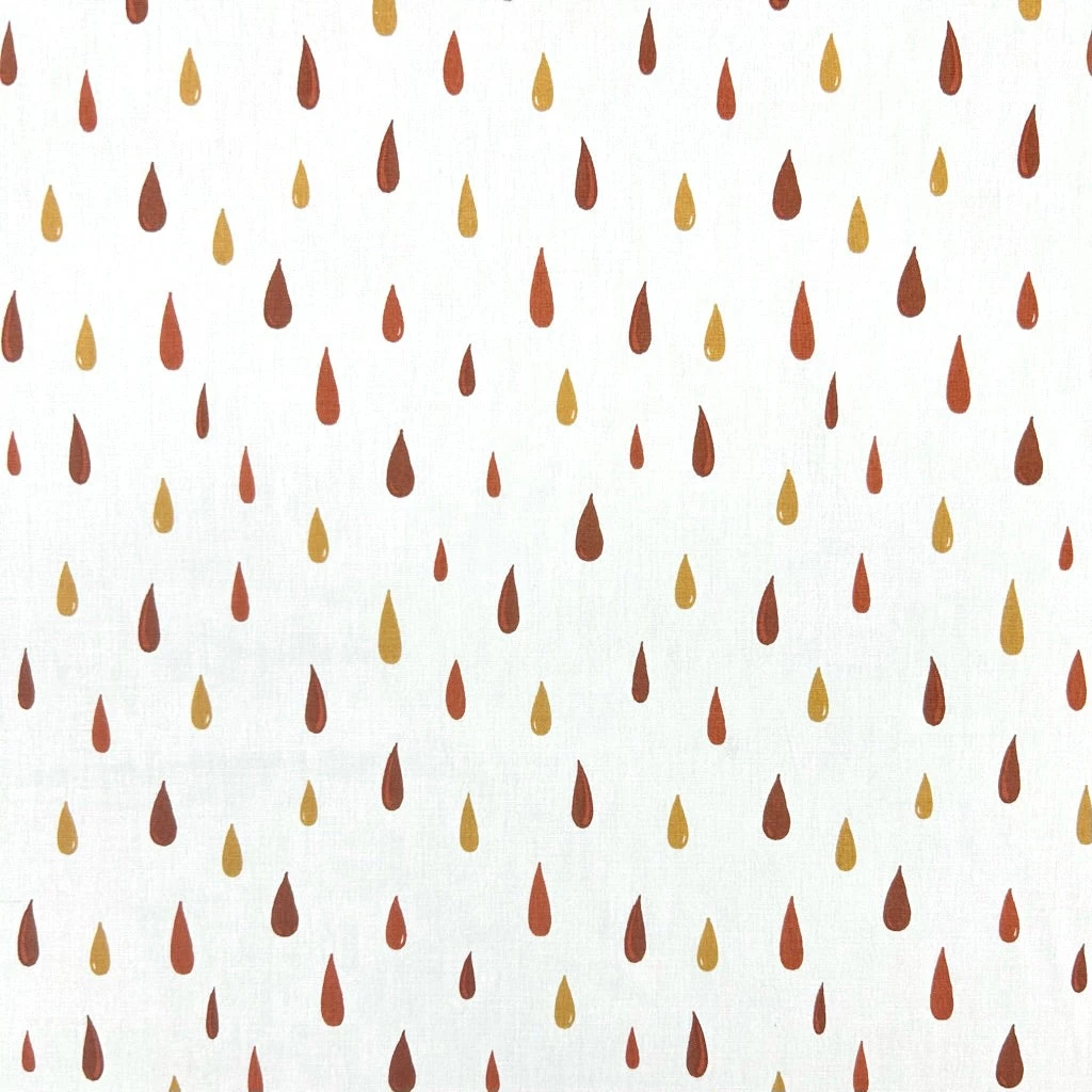 Raindrop Pattern Cotton Poplin Fabric - Premium 100% Cotton Material 5 Raindrop Pattern Cotton Poplin Fabric - Premium 100% Cotton Material - Image 5