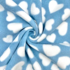 Blue Hearts Anti Pill Polar Fleece Fabric - Premium Soft Material -Pound Fabrics Sale Store 9F7DB905 312A 4037 BEC0 E8398BD21254