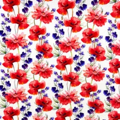 Floral Fiesta Linen Viscose Fabric - Digital Print Summer Dressmaking