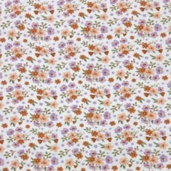 Organic Cotton Jersey Fabric - Simple Flower Bunches Premium Stretch -Pound Fabrics Sale Store A0529027 651F 464D B95D C248FC726B9B