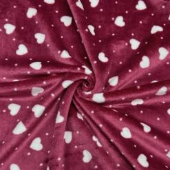 Ultra Soft Hearts and Dots Cuddle Fleece Fabric - 280gsm 11 Ultra Soft Hearts and Dots Cuddle Fleece Fabric - 280gsm -Pound Fabrics Sale Store A18C9EBE 1C72 42F8 8E76 4EDDBC00FE8C