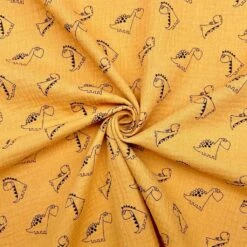 Soft Dinosaur Print Double Gauze 100% Cotton Fabric -Pound Fabrics Sale Store A31CD03F CDE1 4D69 B977 ED0221971E63