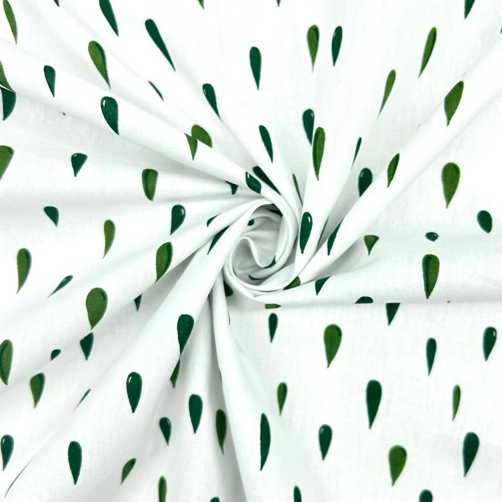 Raindrop Pattern Cotton Poplin Fabric - Premium 100% Cotton Material 8 Raindrop Pattern Cotton Poplin Fabric - Premium 100% Cotton Material - Image 8