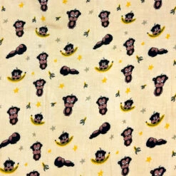 Monkey Print Double Gauze 100% Cotton Fabric for Baby & Apparel 12 Monkey Print Double Gauze 100% Cotton Fabric for Baby & Apparel -Pound Fabrics Sale Store A5B59CCF E268 4A24 A9D5 24E755A54463