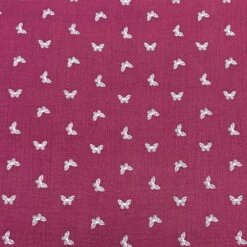Soft Butterfly Print Double Gauze Cotton Fabric - 142cm Wide -Pound Fabrics Sale Store A73A836A 1CE3 4752 A138 4C988C0C4E14