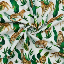 Leafy Leopard Print 100% Cotton Poplin Fabric for Dressmaking & Quilting 5 Leafy Leopard Print 100% Cotton Poplin Fabric for Dressmaking & Quilting -Pound Fabrics Sale Store A95C3ECE 5A4B 4B57 9EFE F54CB991224F