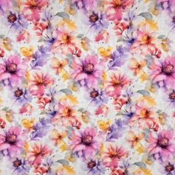 Floral Linen Viscose Blend Fabric for Summer Dressmaking -Pound Fabrics Sale Store AB7A181C 6810 4AEF B33F B1A0DC1FD156