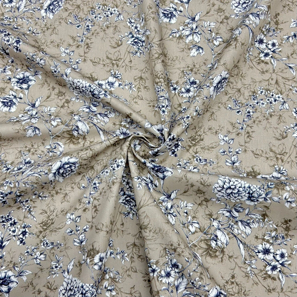 Rose & Hubble Graceful Meadow Floral Cotton Poplin Fabric 12 Rose & Hubble Graceful Meadow Floral Cotton Poplin Fabric - Image 12