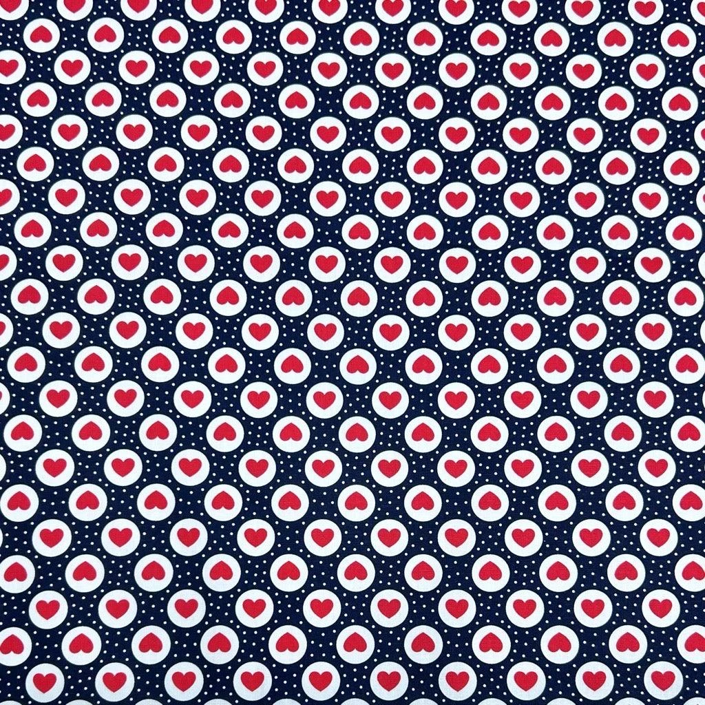 Rose & Hubble Hearts and Dots Cotton Poplin Fabric 3 Rose & Hubble Hearts and Dots Cotton Poplin Fabric - Image 3