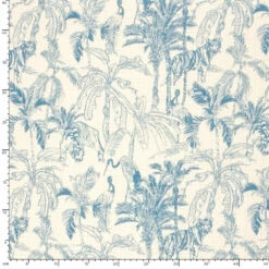 Double Gauze Fabric Palm Paradise Jungle Print - 100% Cotton -Pound Fabrics Sale Store B065400C 03B4 4E9F B5A1 AE4060F710F5