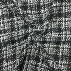 Checkered Fashion Tweed Fabric -Pound Fabrics Sale Store B0C339FE 8361 4AB7 8C5D 9DDCECC606CA