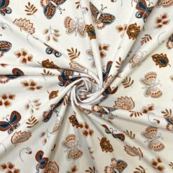 Soft Butterflies and Flowers Cotton Jersey Knit Fabric -Pound Fabrics Sale Store B5C95D7E E52B 4B5A B062 E89C0DD3891D