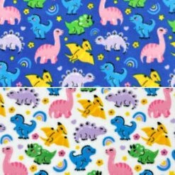 Dinosaur Anti Pill Polar Fleece Fabric - Premium Soft Children's Print