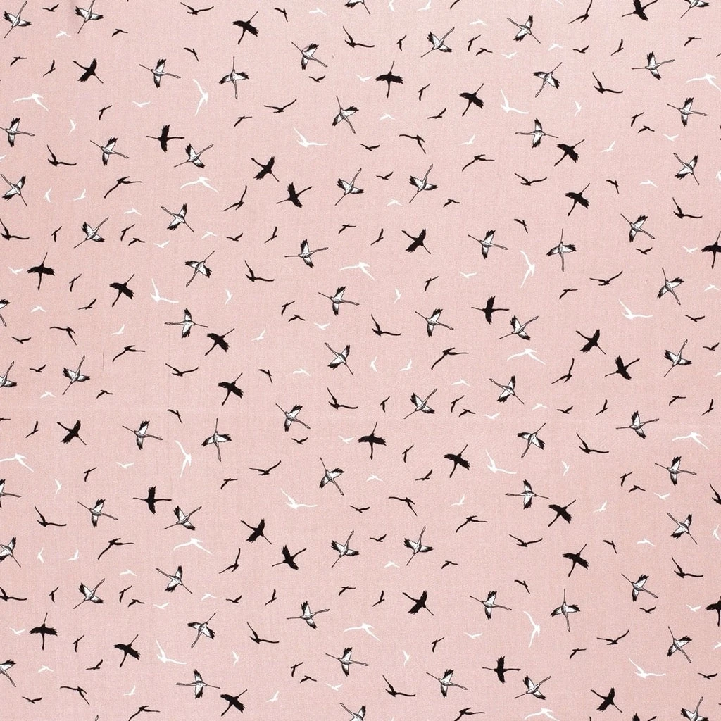 Bamboo Poplin Fabric Birds Dreams Print - Premium Oeko-Tex Material 6 Bamboo Poplin Fabric Birds Dreams Print - Premium Oeko-Tex Material - Image 6