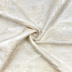 Antique Pearl Linen Mix Fabric | Premium Abstract Patterned Material