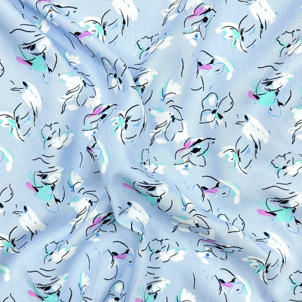 Artistic Floral Viscose Fabric - Premium Lightweight Rayon Material 10 Artistic Floral Viscose Fabric - Premium Lightweight Rayon Material - Image 10