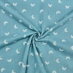 Soft Butterfly Print Double Gauze Cotton Fabric - 142cm Wide -Pound Fabrics Sale Store C41FC67D 57E6 4291 926F D9FFCEB5213A