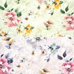 Floral Cottage Bouquet Furnishing Fabric - Heavy Weight Curtain & Upholstery Material
