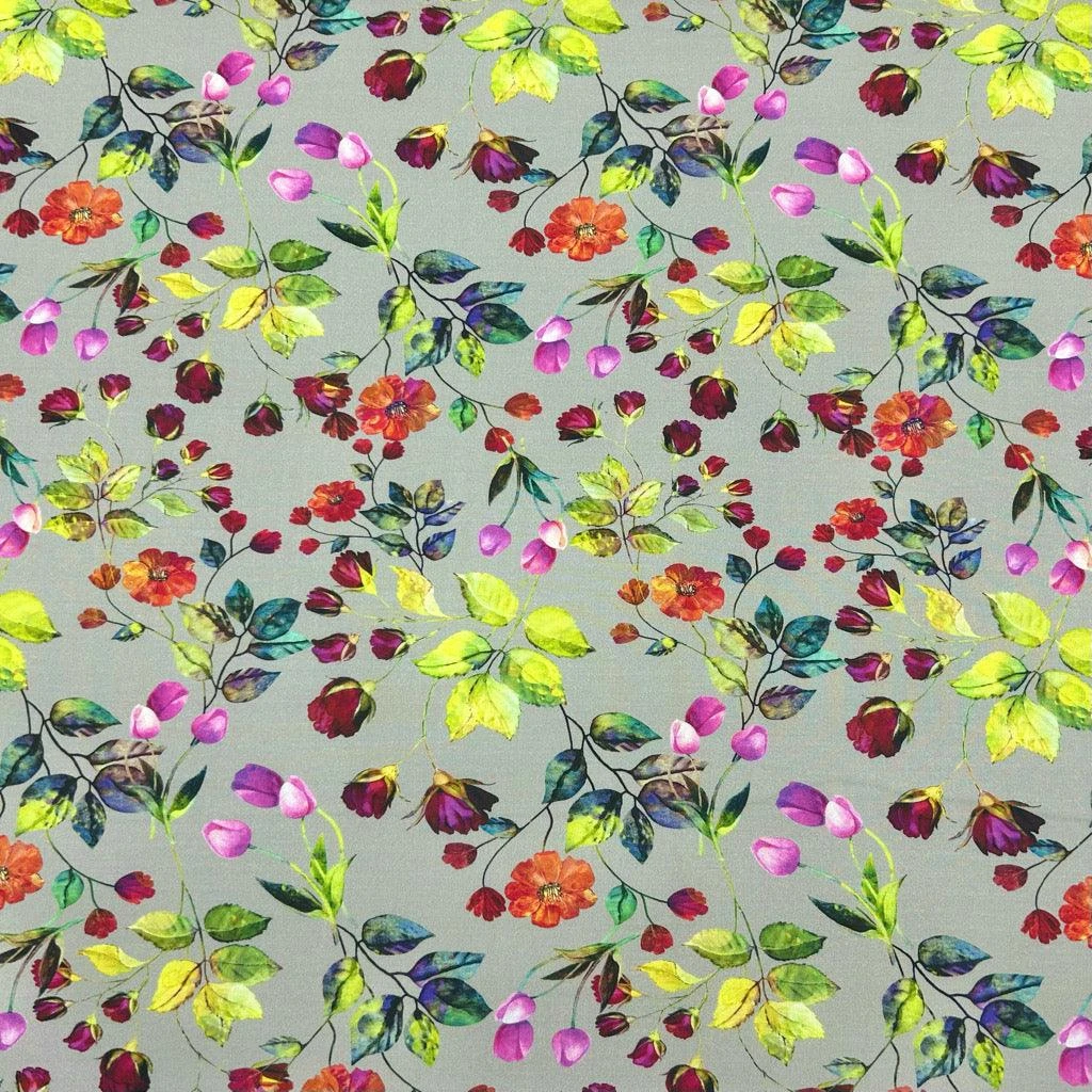 Floral Spring Garden Viscose Challis Fabric - Premium Rayon for Dressmaking 5 Floral Spring Garden Viscose Challis Fabric - Premium Rayon for Dressmaking - Image 5