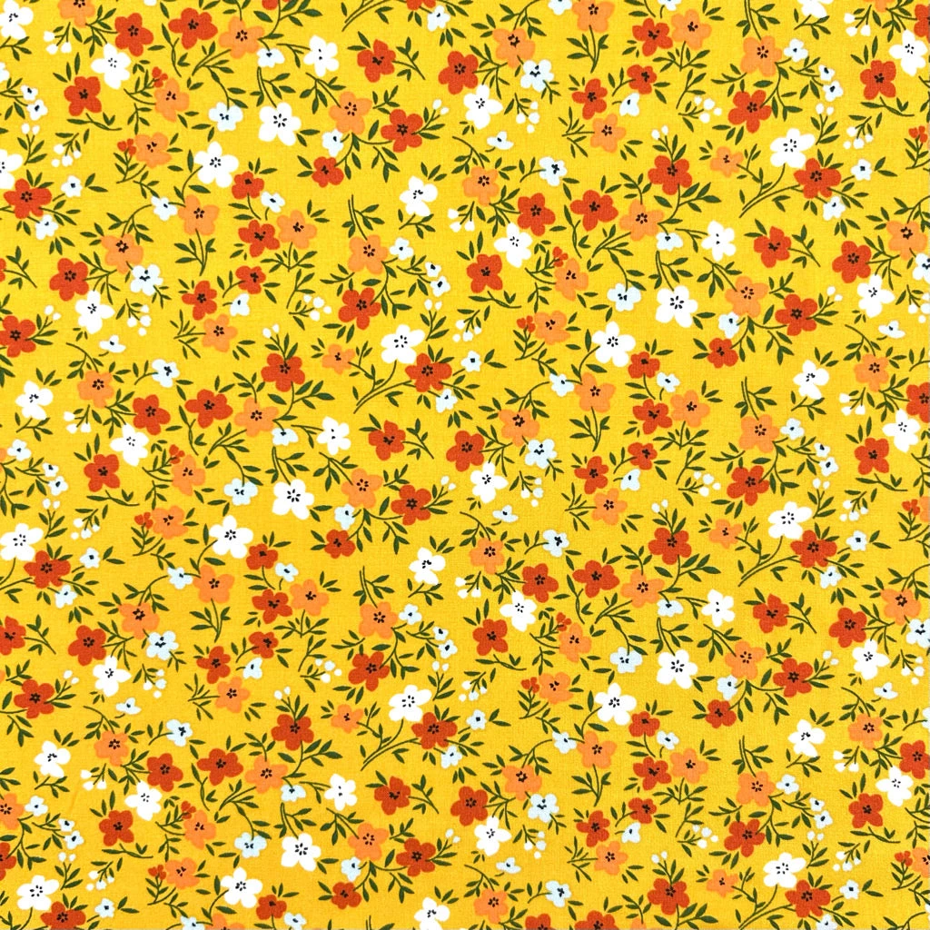 Floral Print Viscose Fabric - Blossom Belle Lightweight Rayon 9 Floral Print Viscose Fabric - Blossom Belle Lightweight Rayon - Image 9