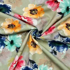 Stretch Viscose Twill Fabric - Colour Burst Digital Print for Dressmaking -Pound Fabrics Sale Store CD160ED5 EC31 44C3 8909 886E1ACCB0E9