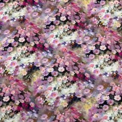 Viscose Twill Fabric - Elegant Gardens Floral Print Rayon Material -Pound Fabrics Sale Store CD617634 F6A4 4B25 BE1C E98A21C62DD4