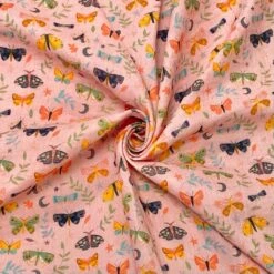Multicolour Butterfly Print Double Gauze Cotton Muslin Fabric 6 Multicolour Butterfly Print Double Gauze Cotton Muslin Fabric -Pound Fabrics Sale Store CDA6C287 C531 4380 B5D0 84BC00B0EAE5