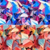 Prism Shards Viscose Poplin Fabric - Abstract Soft Rayon Dressmaking Material -Pound Fabrics Sale Store CF1D22FE 843D 4B22 9091 F2739AF17134
