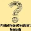 Printed Fleece and Sweatshirt Fabric Remnants - 3 Piece Mystery Bundle 4 Printed Fleece and Sweatshirt Fabric Remnants - 3 Piece Mystery Bundle -Pound Fabrics Sale Store CanvasRemnant 2