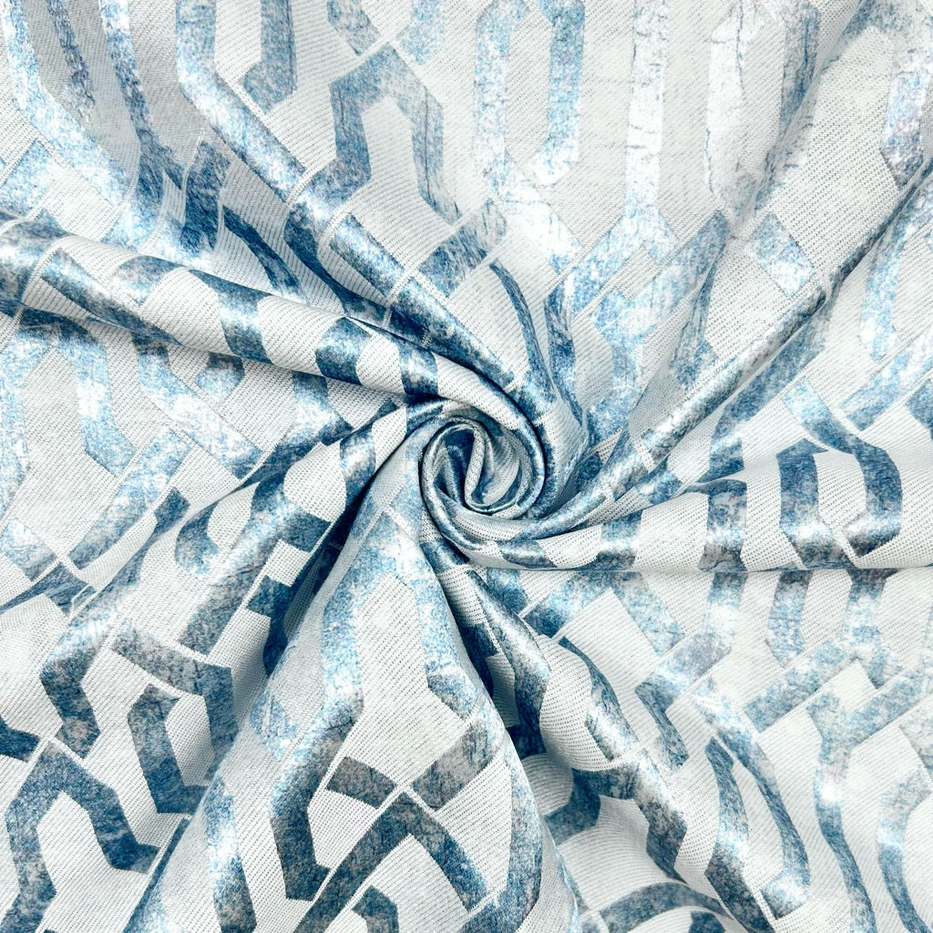 Luxe Geometric Textured Furnishing Fabric for Curtains & Upholstery 8 Luxe Geometric Textured Furnishing Fabric for Curtains & Upholstery - Image 8