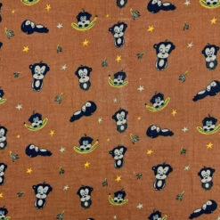 Monkey Print Double Gauze 100% Cotton Fabric for Baby & Apparel 14 Monkey Print Double Gauze 100% Cotton Fabric for Baby & Apparel -Pound Fabrics Sale Store D1C9FBDB 8FA3 43BA 8559 3EA12E3FCDEE