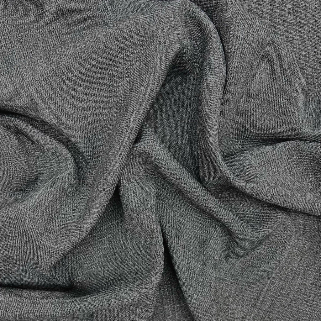 Premium Oxford Melange Suiting Fabric | Lightweight Linen-Look Polyester 6 Premium Oxford Melange Suiting Fabric | Lightweight Linen-Look Polyester - Image 6