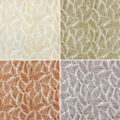 Leafy Charm Double Gauze Fabric - Soft 100% Cotton Muslin