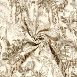 Double Gauze Fabric Palm Paradise Jungle Print - 100% Cotton -Pound Fabrics Sale Store DA81A9AB 1A23 4D66 B83F 5DBFAC39FEB6