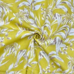 Tropical Leaves Cotton Linen Blend Fabric for Summer Dressmaking 9 Tropical Leaves Cotton Linen Blend Fabric for Summer Dressmaking -Pound Fabrics Sale Store DD1C95A1 41D6 4B31 AE24 43FB27032717