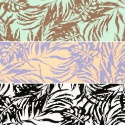 Bamboo Poplin Leafy Escape Fabric - Premium 100% Bamboo Dressmaking Material