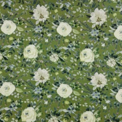 Coastal Floral Viscose Satin Fabric for Summer Dressmaking -Pound Fabrics Sale Store DDC0C2EA 8589 4A48 98B0 656D757FF924