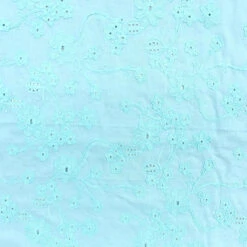 Floral Embroidered 100% Cotton Fabric - Breathable Summer Dressmaking Material -Pound Fabrics Sale Store DDEF55B0 E0B3 493E A585 9D7FBAE825D6