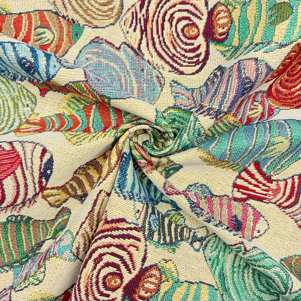 Vibrant Fish Tapestry Fabric - Heavy Duty Woven Material for Home Decor 3 Vibrant Fish Tapestry Fabric - Heavy Duty Woven Material for Home Decor - Image 3