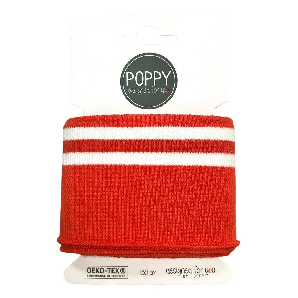 Premium Double Striped Ribbed Cuffs - 135cm Pre-Cut Cotton Ribbing 11 Premium Double Striped Ribbed Cuffs - 135cm Pre-Cut Cotton Ribbing - Image 11