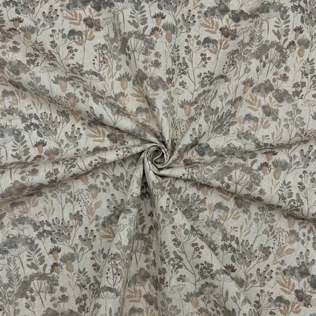 Floral Linen Look Fabric - Vintage Gardens Digital Print Polycotton 10 Floral Linen Look Fabric - Vintage Gardens Digital Print Polycotton - Image 10
