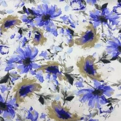 Floral Viscose Challis Fabric - Premium Digital Print Rayon for Dressmaking -Pound Fabrics Sale Store E398E85C CF2C 4D8B AB7B 2101478EF90D