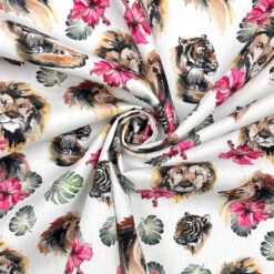 Fierce Flora Cotton Poplin Fabric -Pound Fabrics Sale Store E55CD1BC C0CC 484B 90EF E393EBBD179F